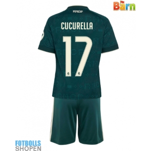 Billiga Real Madrid Marc Cucurella #17 Bortatröja Barn 2026-27 Kortärmad (+ Korta byxor)